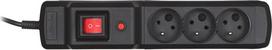 elektros ilgintuvas - Activejet Power Strip With Cord 3GN 5m Black - 3 nuotrauka