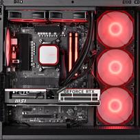 stacionarus kompiuteriai - Actina 5901443440291 PC AMD Ryzen 9 9950X3D 32GB DDR5-SDRAM 1 TB SSD NVIDIA GeForce RTX 5080 Midi Tower Juodas (Black) - 12 nuotrauka