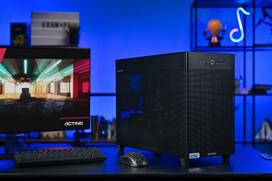 mini kompiuteriai - Actina 5901443430612 PC AMD Ryzen 7 7800X3D, 32GB DDR5, 1TB SSD, AMD Radeon RX 9070 XT, Mini Tower, Juodas (Black) - 3 nuotrauka
