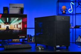 mini kompiuteriai - Actina PC AMD Ryzen 7 7800X3D 32GB DDR5 1TB SSD NVIDIA GeForce RTX 5070 Mini Tower Juodas (Black) - 5 nuotrauka