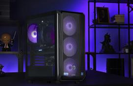 stacionarus kompiuteriai - Actina 5901443410270 PC AMD Ryzen 5 7500F 32GB DDR5 1TB SSD Intel Arc B580 Midi Tower Juodas (Black) - 7 nuotrauka