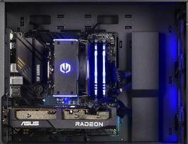 mini kompiuteriai - Actina 5901443335832 PC AMD Ryzen™ 5 5600 16GB DDR4-SDRAM 1 TB SSD AMD Radeon RX 7600 Mini Tower Juodas - 8 nuotrauka