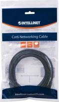 utp cat6 juodas - Intellinet CAT 6 UTP Cable Black 3m - 5 nuotrauka
