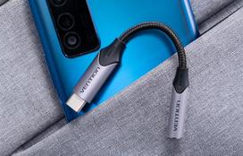 usb c 3.5mm - Vention BGMHF USB-C į 3.5mm Jack adapteris 1m Pilkas (Gray) - 2 nuotrauka