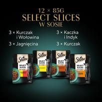 sheba 85 - Šlapias kačių maistas Sheba Selection, ėriena/jautiena/vištiena, 0.085 kg - 8 nuotrauka