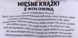 meat beef - Skanėstas šunims Maced Meat Discs Beef, jautiena, 0.5 kg - 2 nuotrauka