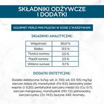 purina gourmet - Šlapias kačių maistas Purina Gourmet Perle, žuvis/žvėriena, 0.085 kg - 5 nuotrauka