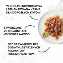 purina gourmet - Šlapias kačių maistas Purina Gourmet Perle, žuvis/žvėriena, 0.085 kg - 6 nuotrauka