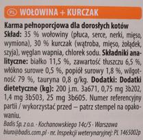 animonda carny - Animonda Carny Adult su jautiena ir vištiena 800 g - 2 nuotrauka
