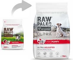 raw paleo puppy mini beef - Sausas šunų maistas VetExpert Raw Paleo Ultra, jautiena, 0.750 kg - 5 nuotrauka