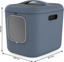 kraikai.lt - ROTHO Biala XL Mėlyna (Blue) kačių kraiko dėžė - 7 nuotrauka