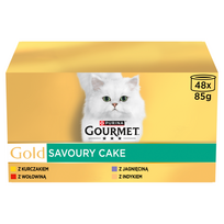 pyragas - PURINA GOURMET GOLD Skanus pyragas - šlapias kačių maistas - 48x85 g - 2 nuotrauka