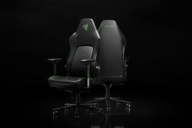 Razer Iskur V2 NewGen, Juodas/Žalias (Black/Green)