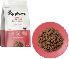 applaws adult cat - Sausas kačių maistas, vištiena/antiena, 0.4 kg - 2 nuotrauka