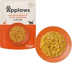 cat applaws - Šlapias kačių maistas Applaws Chicken Breast with Pumpkin in Broth, vištiena, 0.07 kg - 2 nuotrauka