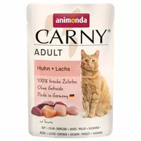 animonda carny - ANIMONDA Carny Adult Vištiena ir lašiša - šlapias kačių maistas - 85 g - 2 nuotrauka
