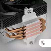 procesoriaus cpu ausintuvas - Tacens Mars MCPU-X4 120 PWM 230W CPU Cooler - 4 nuotrauka