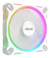 ventiliatoriai 12v - ASUS Prime MR120 Fan ARGB 120 mm Baltas (White) 3 vnt. - 2 nuotrauka
