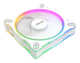 ventiliatoriai 12v - ASUS Prime MR120 Fan ARGB 120 mm Baltas (White) 3 vnt. - 10 nuotrauka