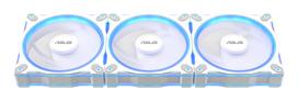 ventiliatoriai 12v - ASUS Prime MR120 Fan ARGB 120 mm Baltas (White) 3 vnt. - 14 nuotrauka