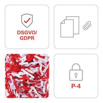 dokumentu naikikliai - Popieriaus smulkintuvas - HSM Pure 740 Max 240L, 4,5x30 mm - 5 nuotrauka