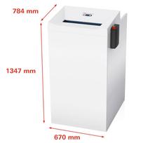 dokumentu naikikliai - Popieriaus smulkintuvas - HSM Pure 740 Max 240L, 4,5x30 mm - 8 nuotrauka