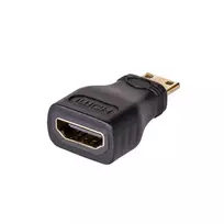 hdmi plug - Akyga Adapter HDMI / Mini HDMI Black - 2 nuotrauka