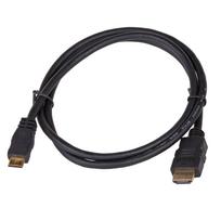 hdmi 1m laidas - Akyga Cable HDMI / Mini HDMI 1m Black - 2 nuotrauka