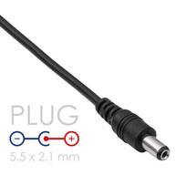 nesiojamu kompiuteriu laidai - Akyga cabel USB A | DC AK-DC-01 5.5 x 2.1mm, USCAKYAK_DC_01 - 2 nuotrauka