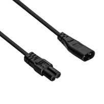 c7 kabelis - Akyga AK-RD-08A Maitinimo kabelis 1.5m Juodas (Black) C7/C8 - 2 nuotrauka