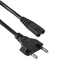 c7 kabelis - Akyga Power Cable Euro plug / IEC C7 Black 3m - 2 nuotrauka