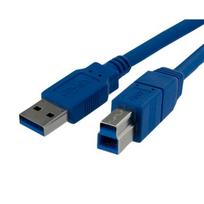 usb a b 3 0 - Akyga AK-USB-09 USB-A į USB-B kabelis 1.8m Mėlynas (Blue) - 2 nuotrauka