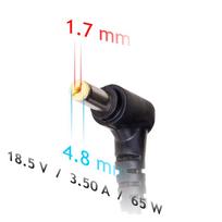 adapteris 5v - Akyga AK-ND-09 18.5V / 3.54A 65W 4.8 x 1.7 mm - 5 nuotrauka
