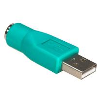 adapteris usb ps 2 - Akyga Adapter PS/2 / USB Green - 2 nuotrauka