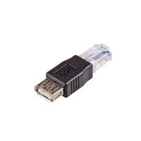 rj 45 usb adapteris - Akyga Adapter USB / RJ-45 Black - 4 nuotrauka