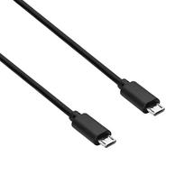 micro usb b - Akyga kabelis Micro USB / Micro USB, Black, 0.6 m - 2 nuotrauka