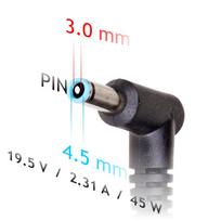 nesiojamu kompiuteriu laidai - Akyga AK-ND-69 Nešiojamojo kompiuterio pakrovėjas 45W Juodas (Black) - 4 nuotrauka