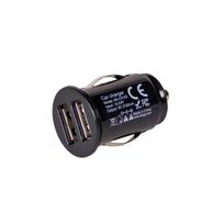ikroviklis usb 5v 2 1a - Akyga Dual USB Car Charger Black - 4 nuotrauka