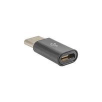 micro usb b 2 0 - Akyga Adapter Micro USB / USB - C Black - 2 nuotrauka