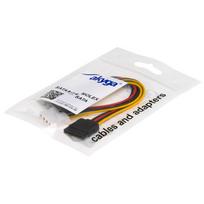 molex sata - Akyga Adapter SATA / SATA+Molex 0.15m - 2 nuotrauka