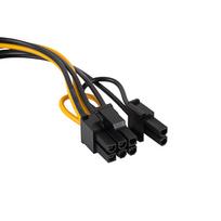 sata pcie laidas - Akyga AK-CA-80 Maitinimo kabelis 0.2m - 2 nuotrauka