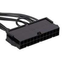 maitinimo adapteris lenovo - Akyga AK-CA-76 P1 Adapteris su kabeliu 20+4 pin (f) - 10pin (m) 0.1m Juodas (Black) - 3 nuotrauka