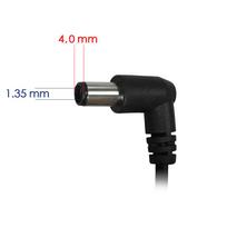 kompiuterio pakrovejas - Akyga AK-ND-78 45W Automobilinis nešiojamojo kompiuterio pakrovėjas 19V 2.37A Juodas (Black) - 4 nuotrauka