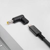 nesiojamu kompiuteriu laidai - Akyga plug for universal power supply AK-ND-C16 USB-C | 5.5 x 3.0 mm + pin 20V - 3 nuotrauka