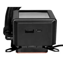 vandens ausintuvas - Lian Li GALAHAD II LCD SL-INF 360mm Liquid CPU Cooler, Black - 2 nuotrauka