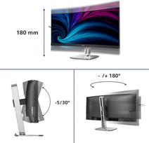 curved monitorius - PHILIPS 34B2U5900C - 4 nuotrauka