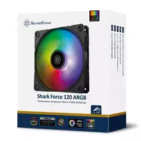 ventiliatoriai 120 mm - SilverStone Shark Force 120 ARGB Ventiliatorius - 8 nuotrauka