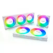 rgb ventiliatoriai - Akasa Vegas A12 120mm White - 3 nuotrauka