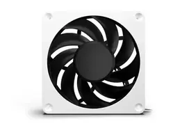 ventiliatorius 120mm - Alphacool Apex Stealth Metall Power 120 mm White - 2 nuotrauka