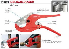 yato reples - Yato Vamzdžių pjaustyklė PVC 63 mm YT-22312 - 2 nuotrauka